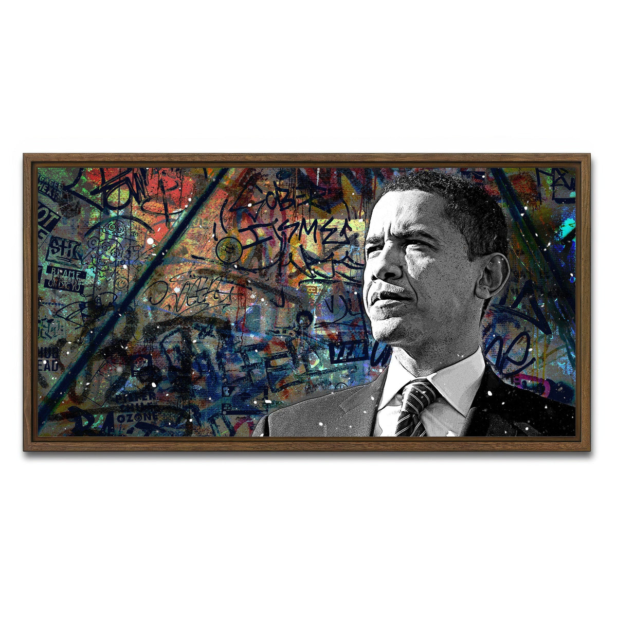 Abstract Obama Wall Art