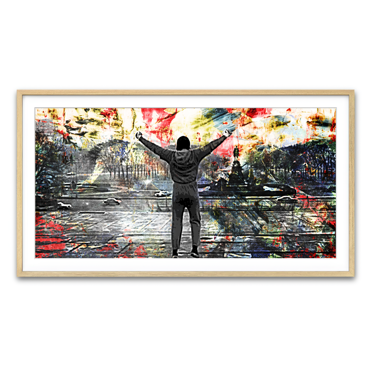 Framed Print 2x1 Natural