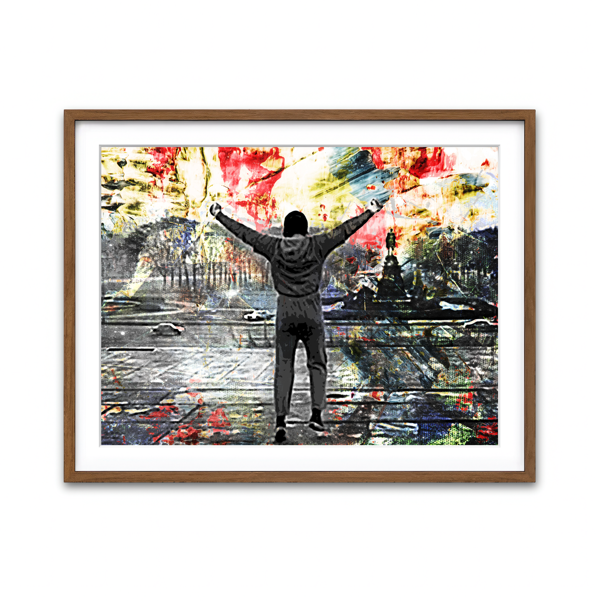 Framed Print 4x3 Walnut