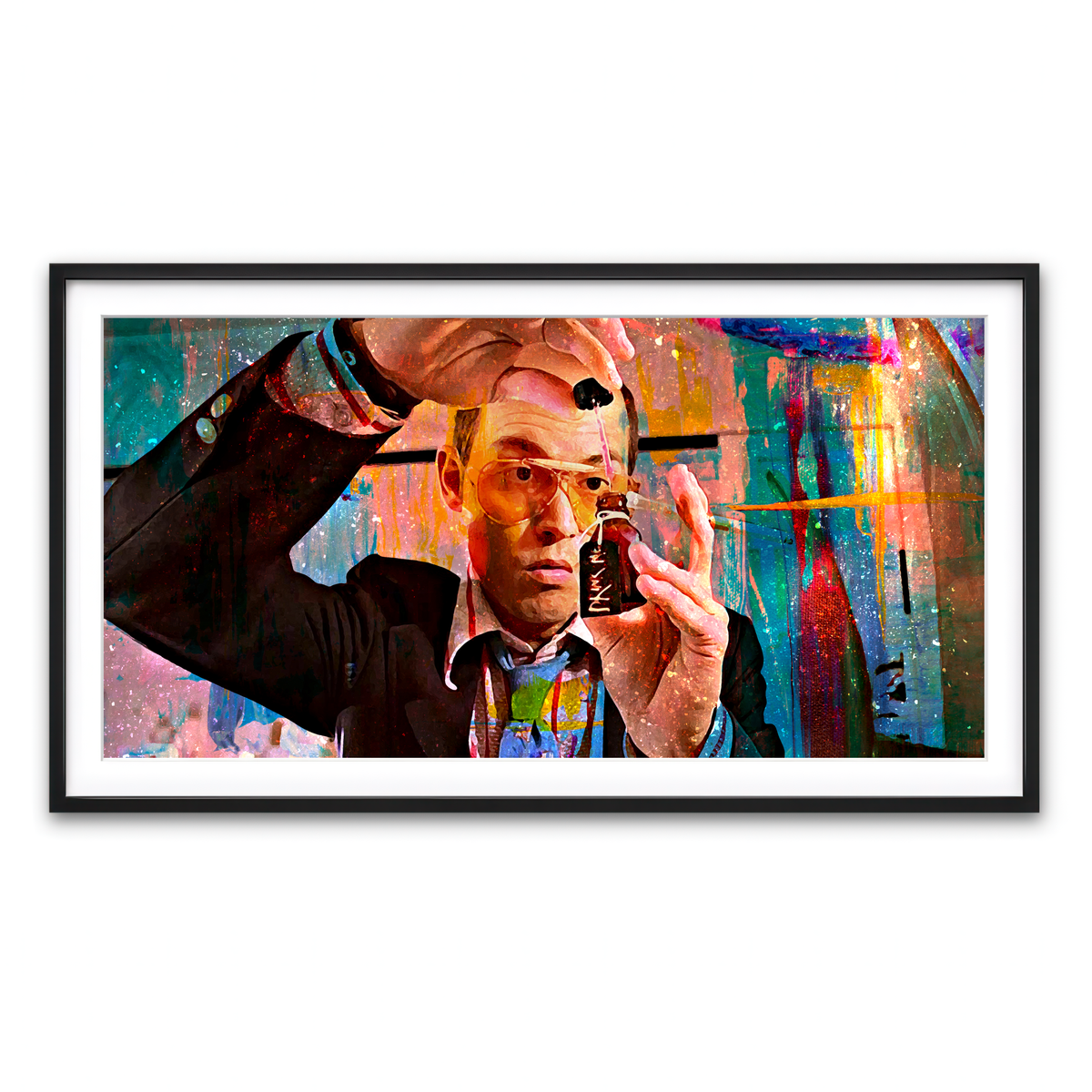 Framed Print 2x1 Black