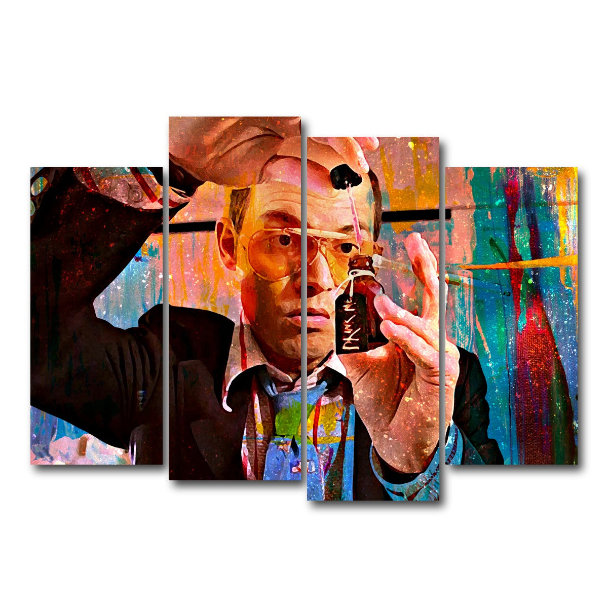 AUTO-MOCKUP WHITE | Adrenochrome | 4 Piece | Gallery Wrap Canvas | group=4_normal