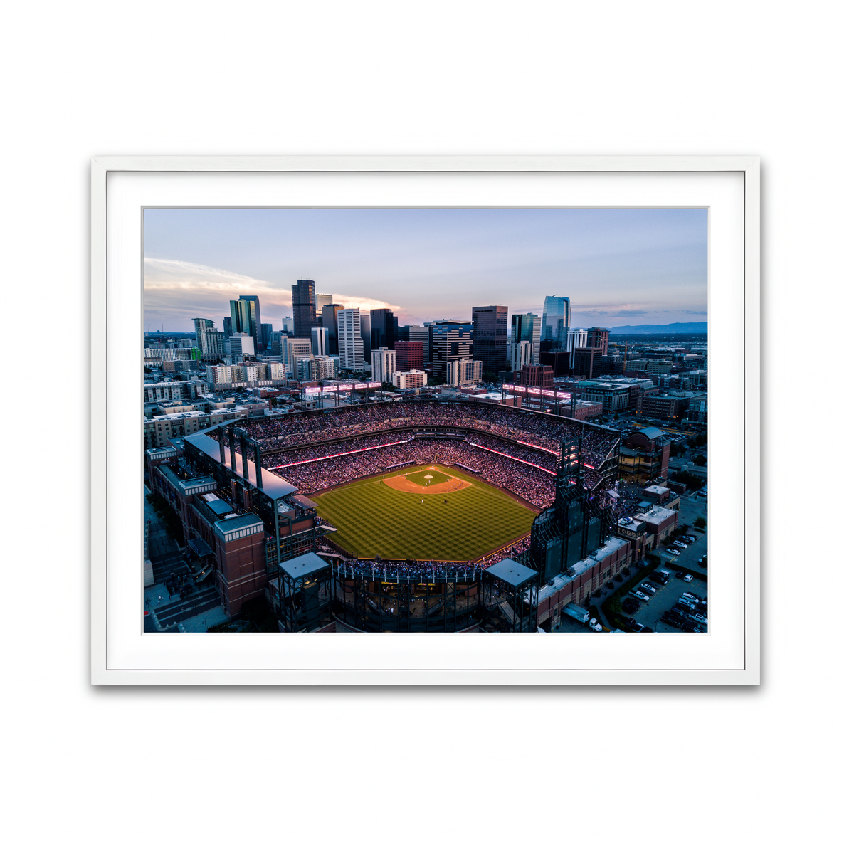 Framed Print 4x3 White