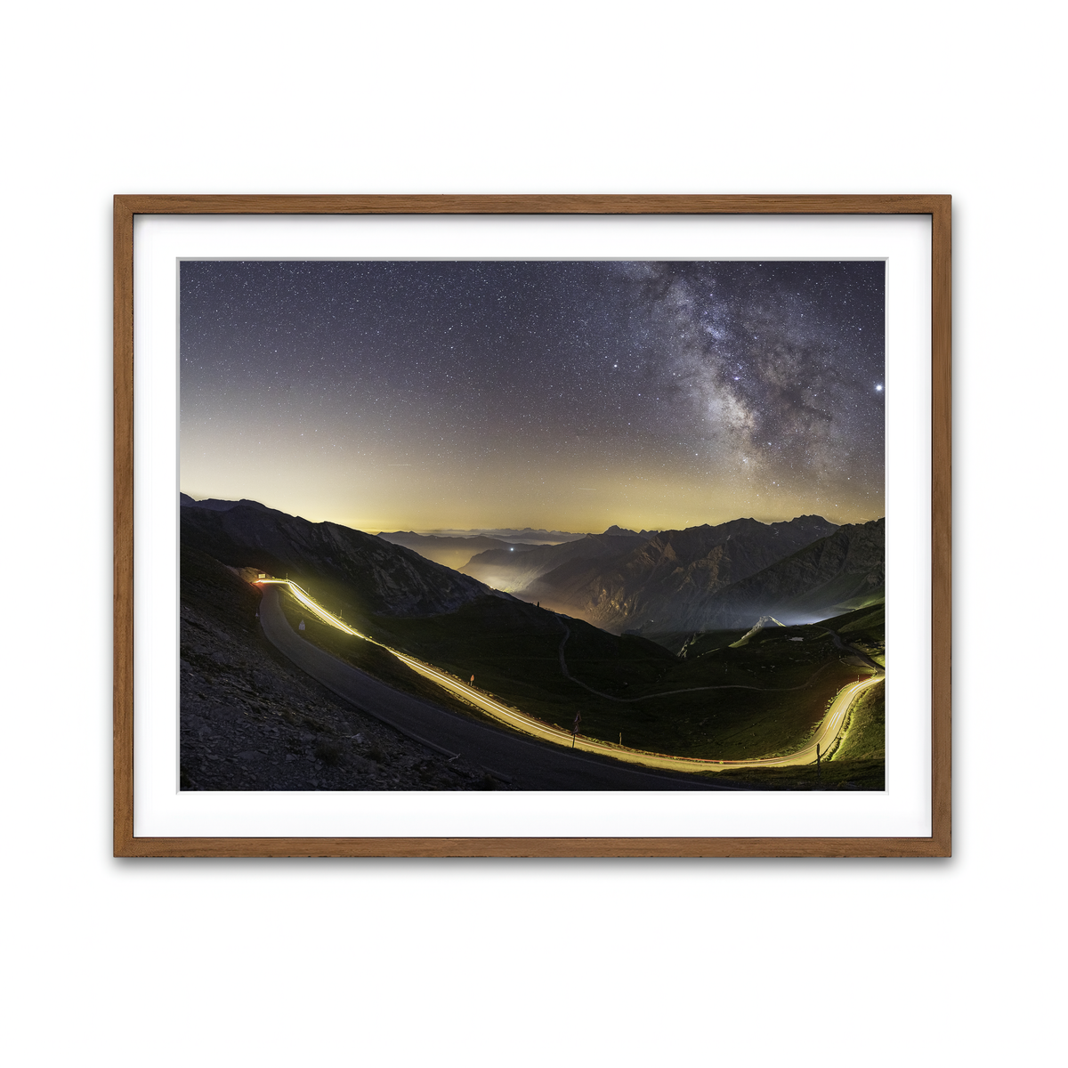 Framed Print 4x3 Walnut