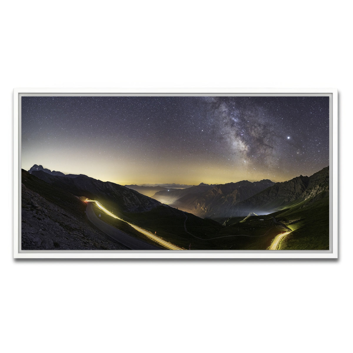 AUTO-MOCKUP WHITE | Agnel Pass | 1 Piece | White Framed Canvas | group=2x1