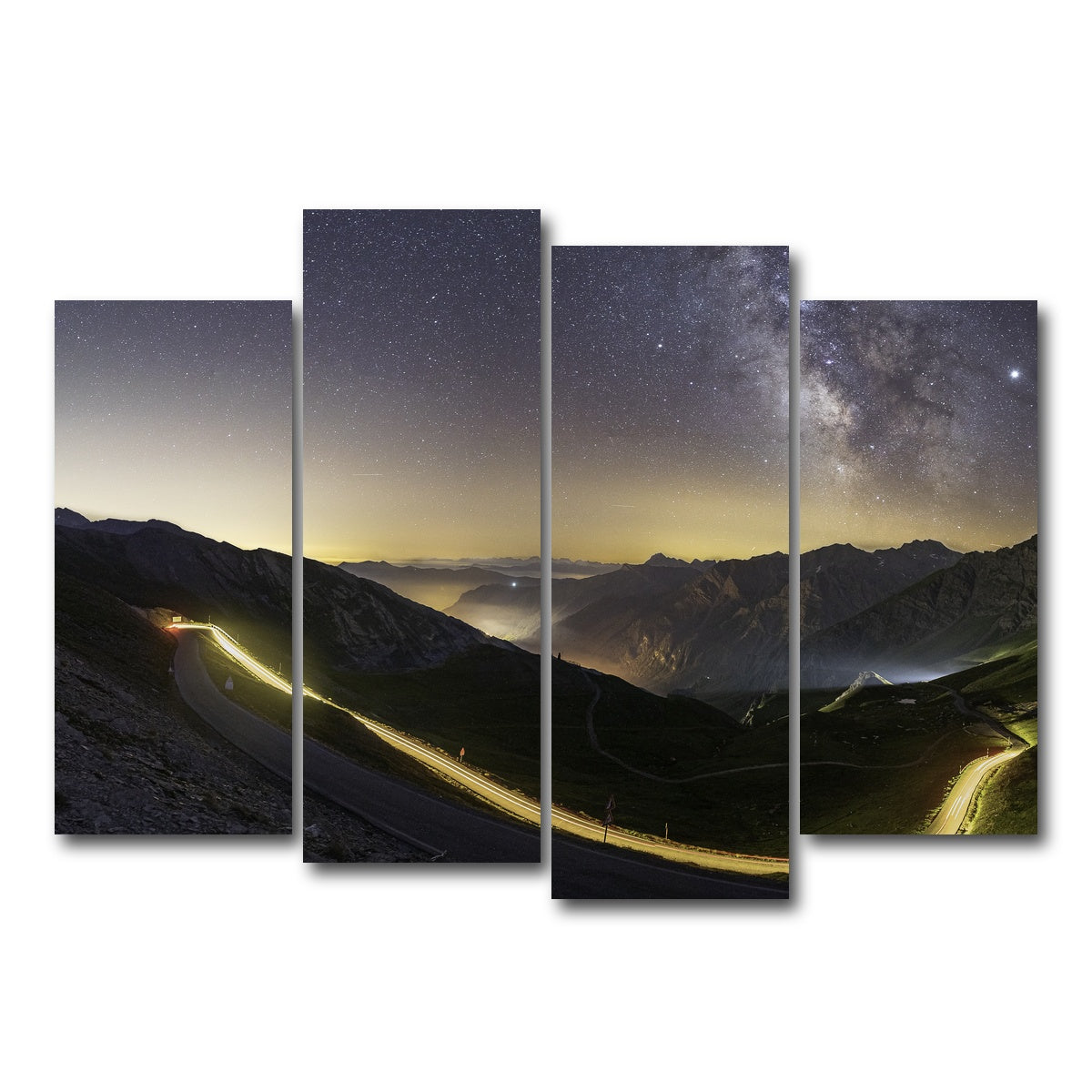 AUTO-MOCKUP WHITE | Agnel Pass | 4 Piece | Gallery Wrap Canvas | group=4_normal