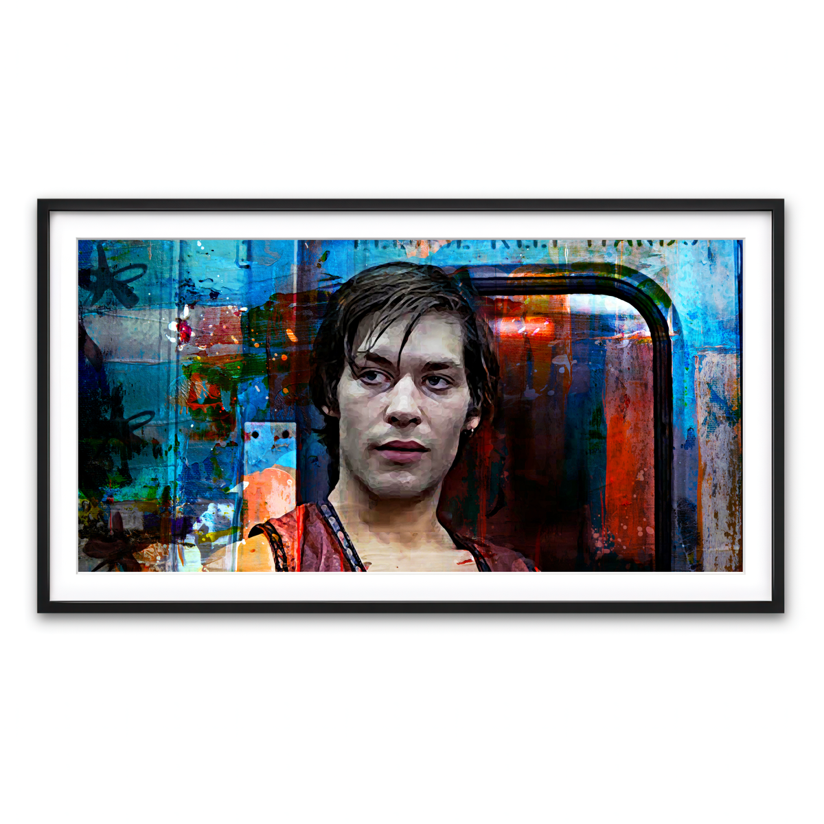 Framed Print 2x1 Black