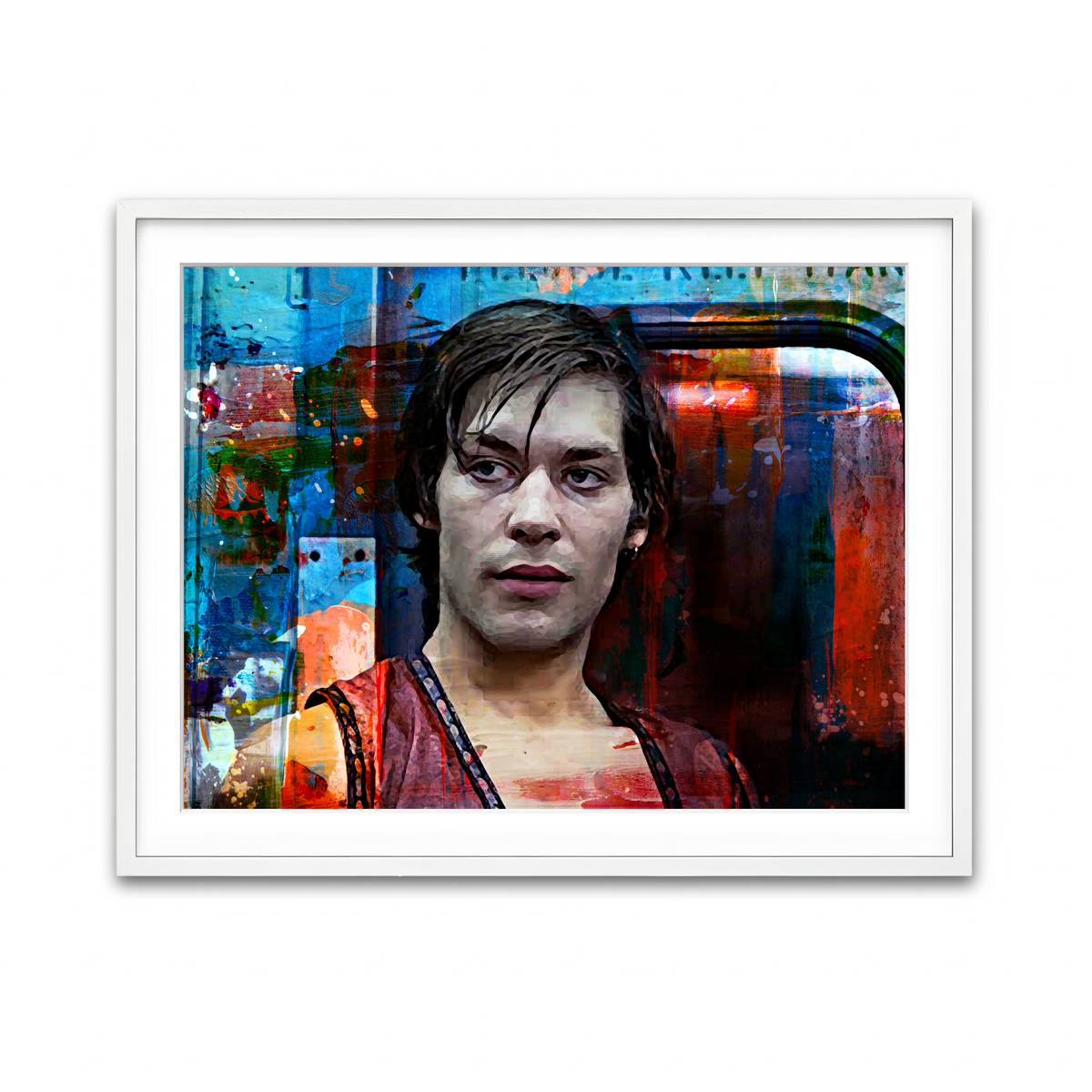 Framed Print 4x3 White