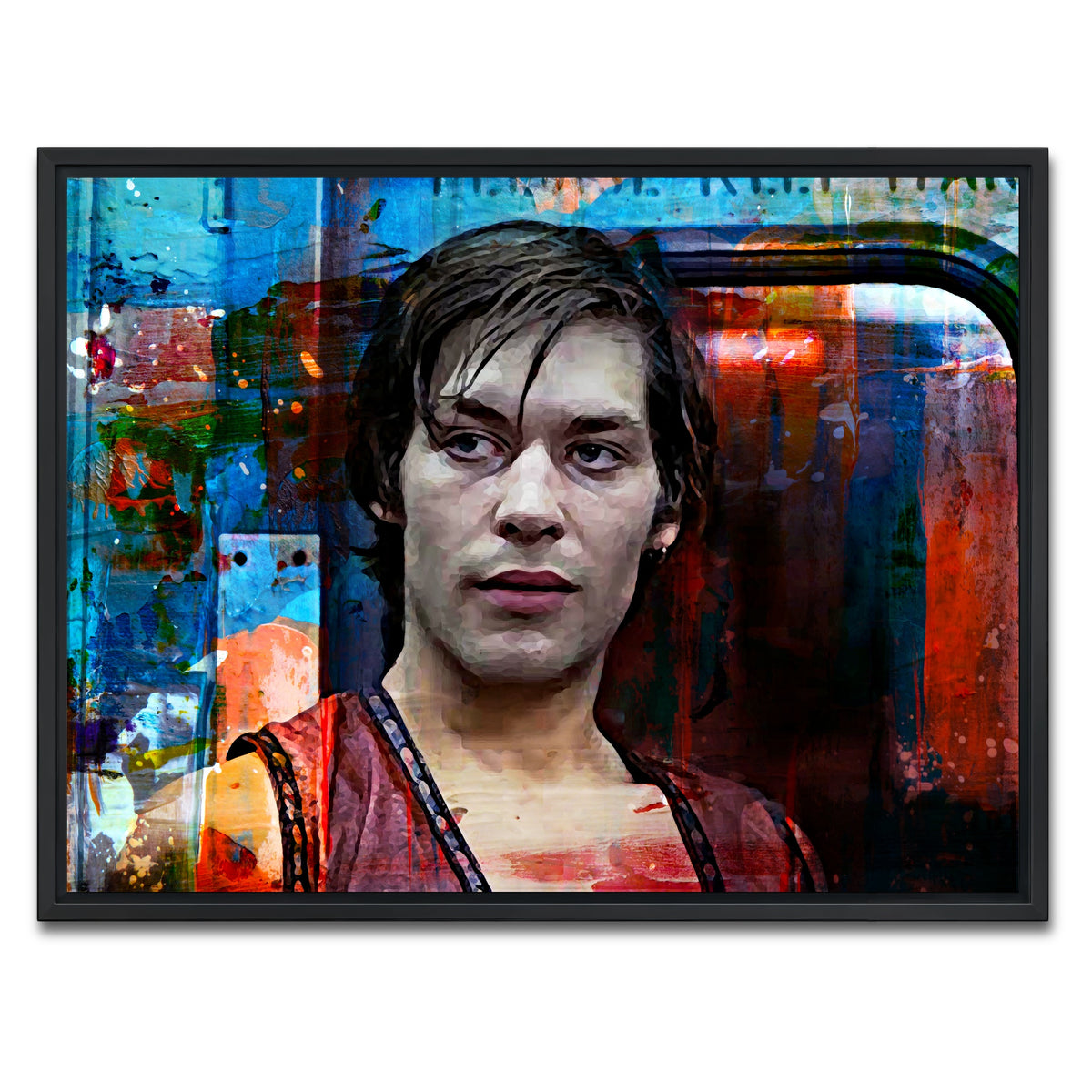 AUTO-MOCKUP WHITE | Ajax | 1 Piece | Black Framed Canvas | group=4x3