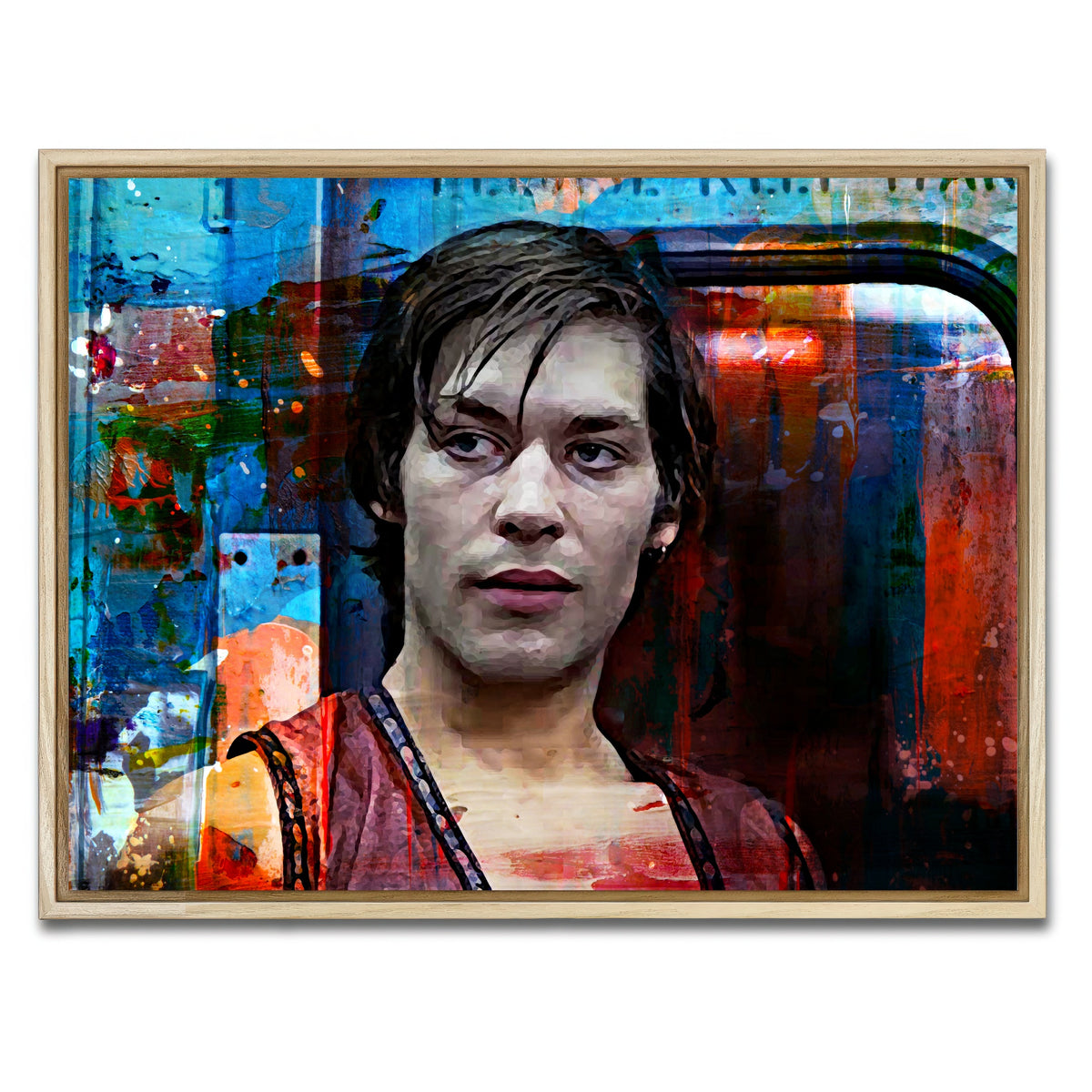 AUTO-MOCKUP WHITE | Ajax | 1 Piece | Natural Framed Canvas | group=4x3