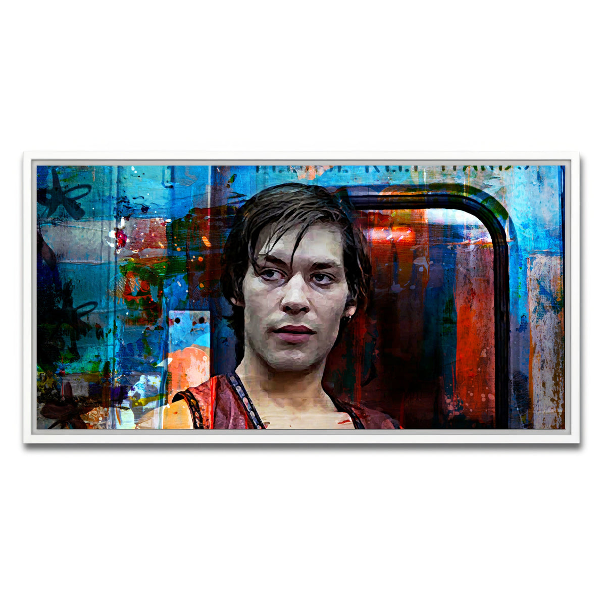 AUTO-MOCKUP WHITE | Ajax | 1 Piece | White Framed Canvas | group=2x1