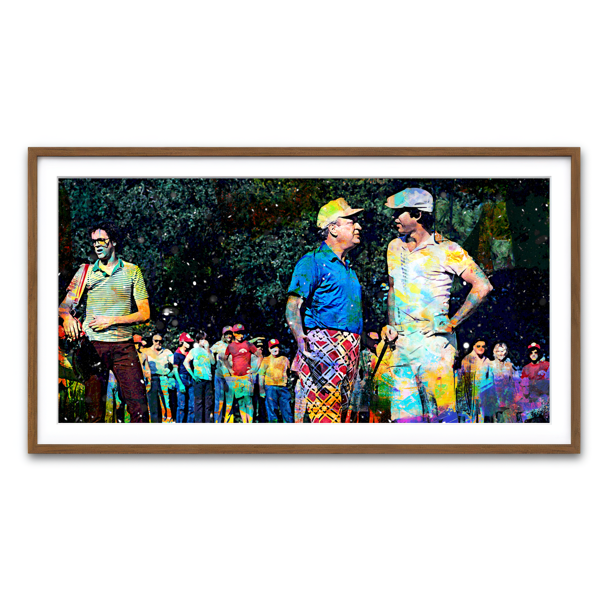 Framed Print 2x1 Walnut