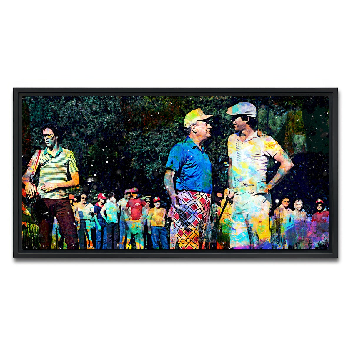 AUTO-MOCKUP WHITE | Al and Ty Caddyshack | 1 Piece | Black Framed Canvas | group=2x1