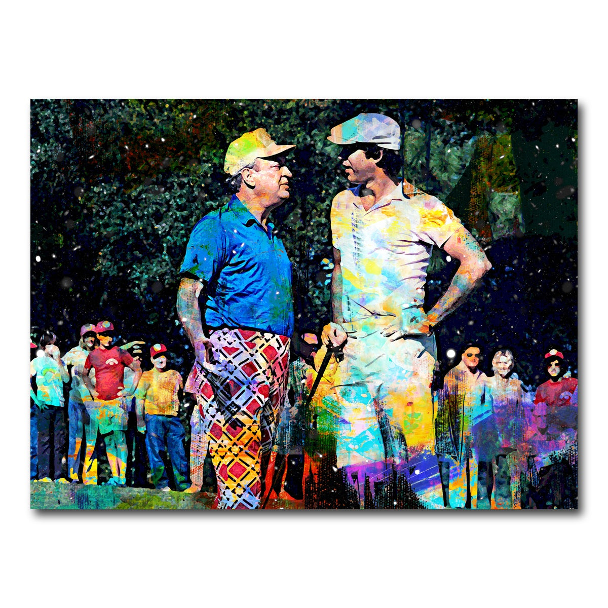 AUTO-MOCKUP WHITE | Al and Ty Caddyshack | 1 Piece | Gallery Wrap Canvas | group=4x3