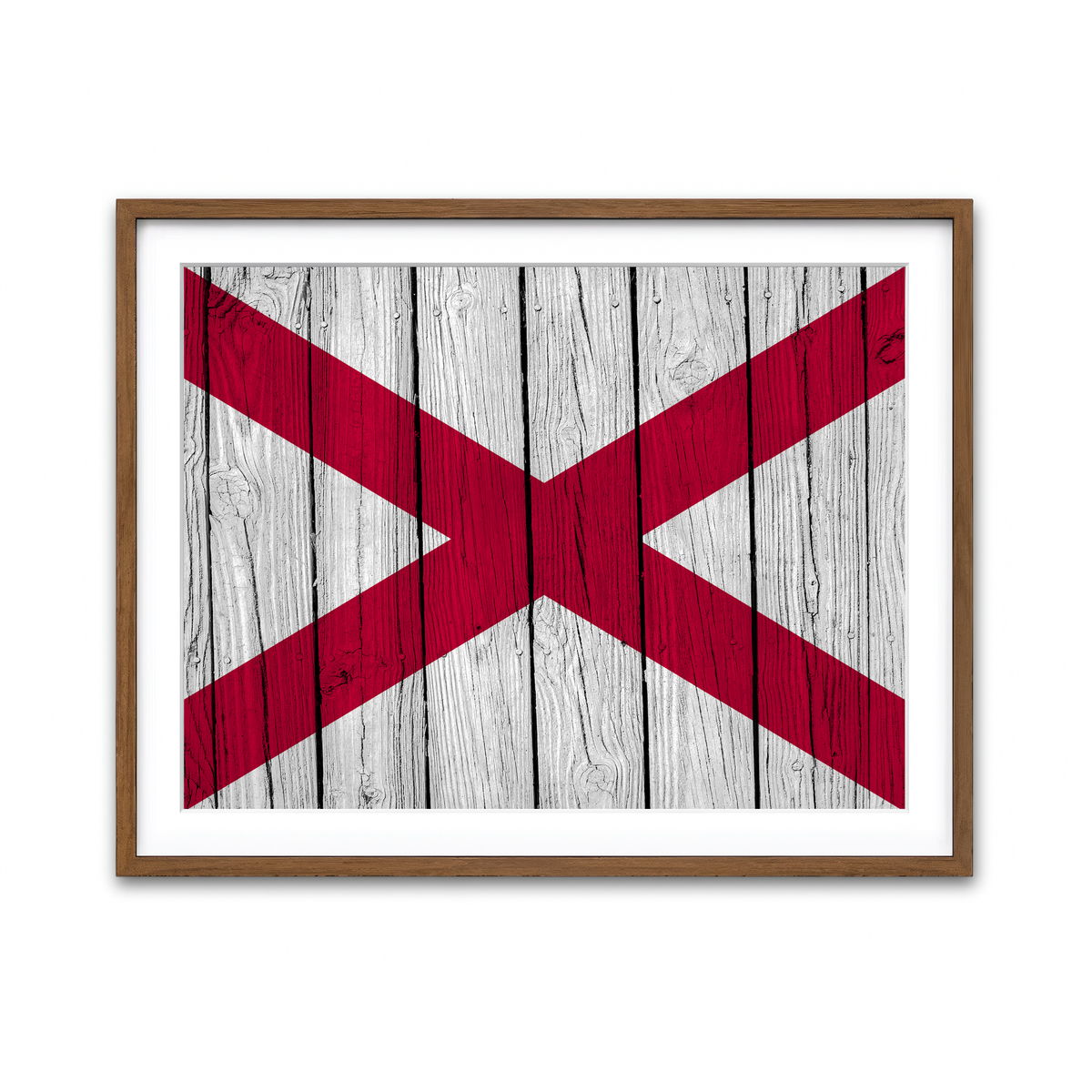 Framed Print 4x3 Walnut