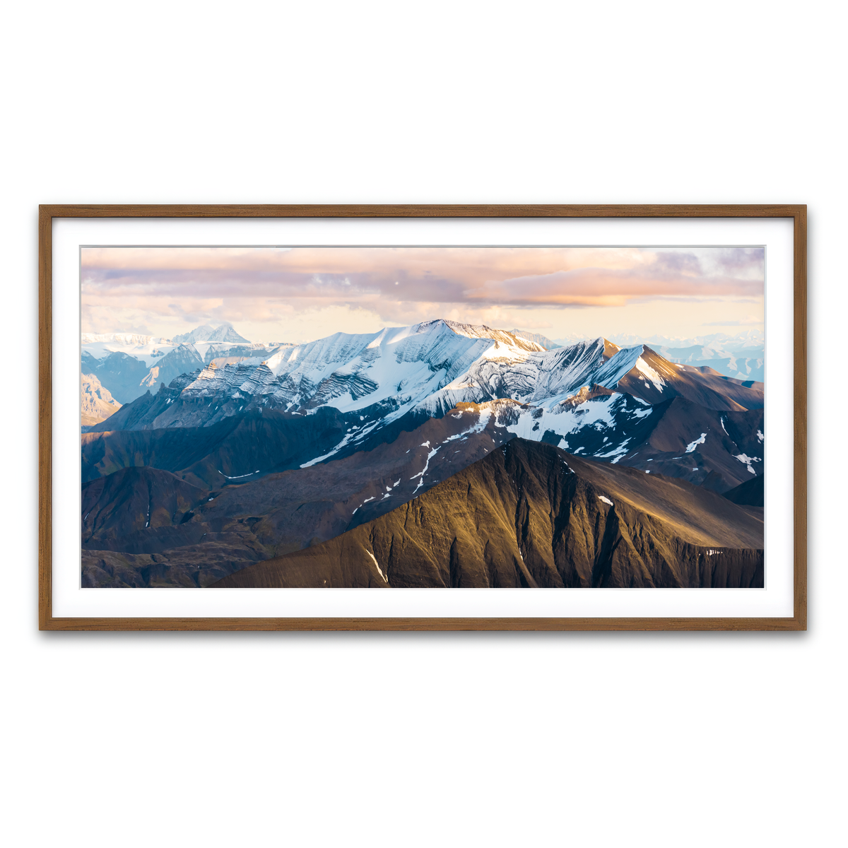 Framed Print 2x1 Walnut