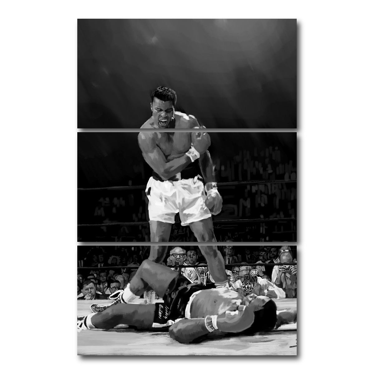 AUTO-MOCKUP WHITE | Ali Knockout | 3 Piece | Gallery Wrap Canvas | group=12x24_stacked