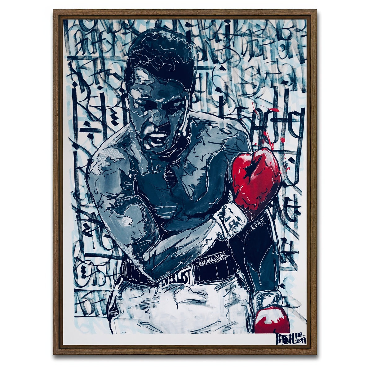 AUTO-MOCKUP WHITE | Ali | 1 Piece | Walnut Framed Canvas | group=3x4