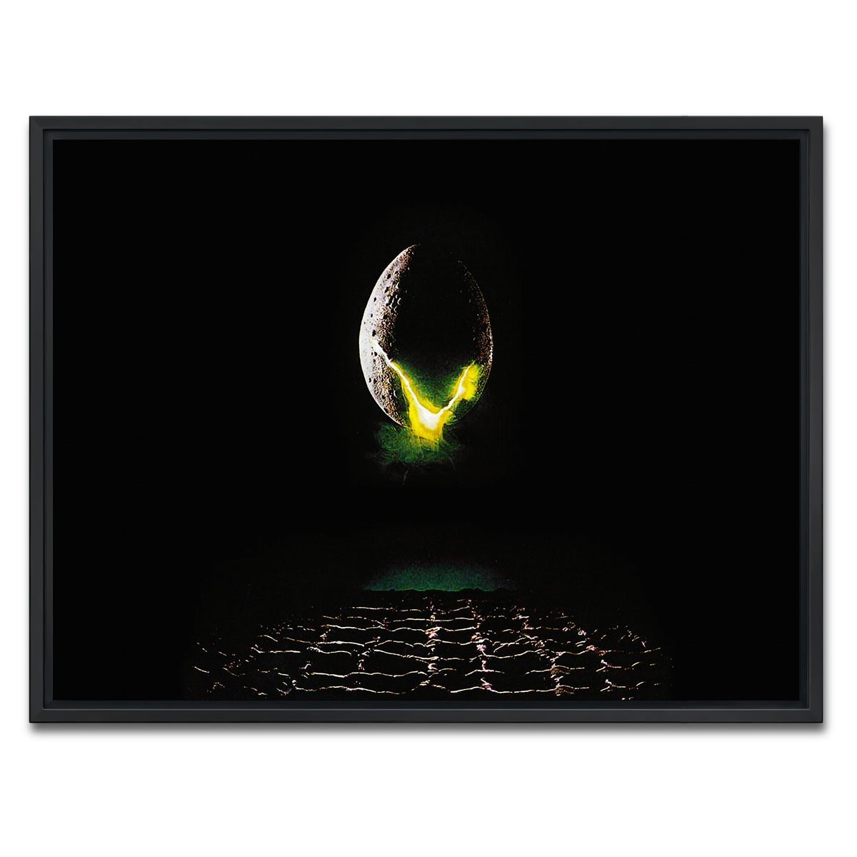 AUTO-MOCKUP WHITE | Alien | 1 Piece | Black Framed Canvas | group=4x3