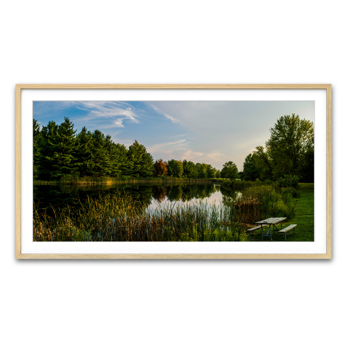 Framed Print 2x1 Natural