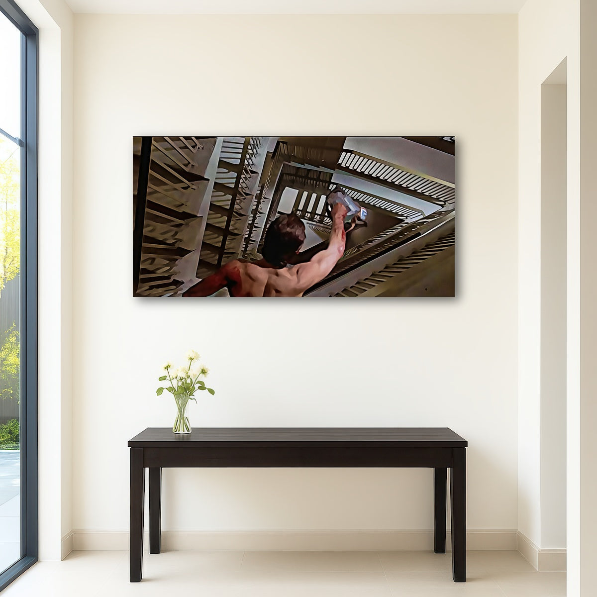 AUTO-MOCKUP ROOM | American Psycho Staircase Painted