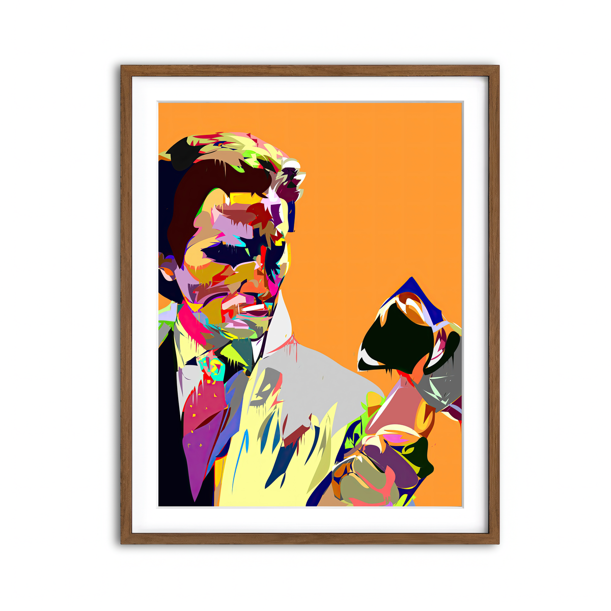 Framed Print 3x4 Walnut