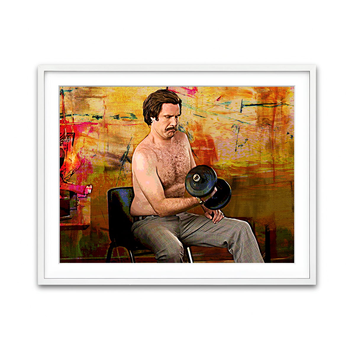 Framed Print 4x3 White