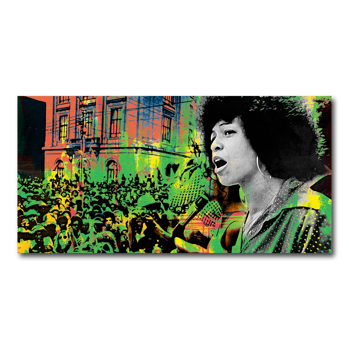 AUTO-MOCKUP WHITE | Angela Davis | 1 Piece | Gallery Wrap Canvas | group=2x1