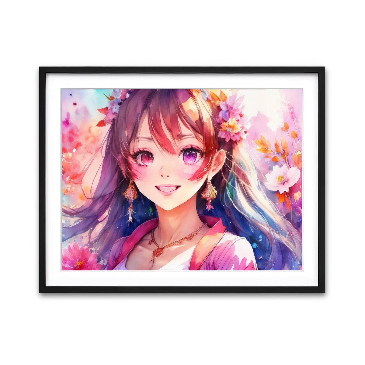 Framed Print 4x3 Black