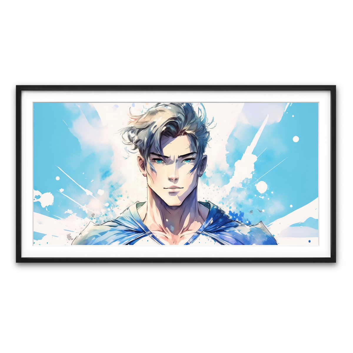 Framed Print 2x1 Black