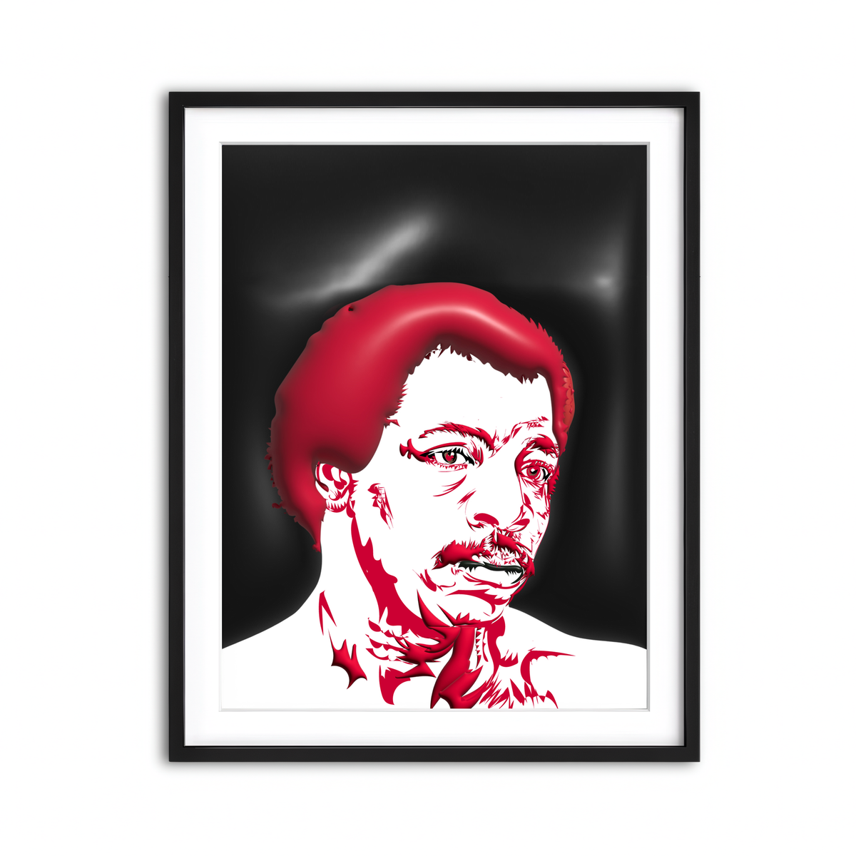 Framed Print 3x4 Black