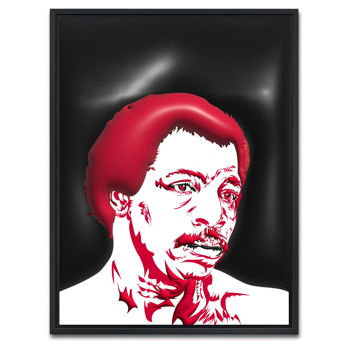 AUTO-MOCKUP WHITE | Apollo Creed | 1 Piece | Black Framed Canvas | group=3x4