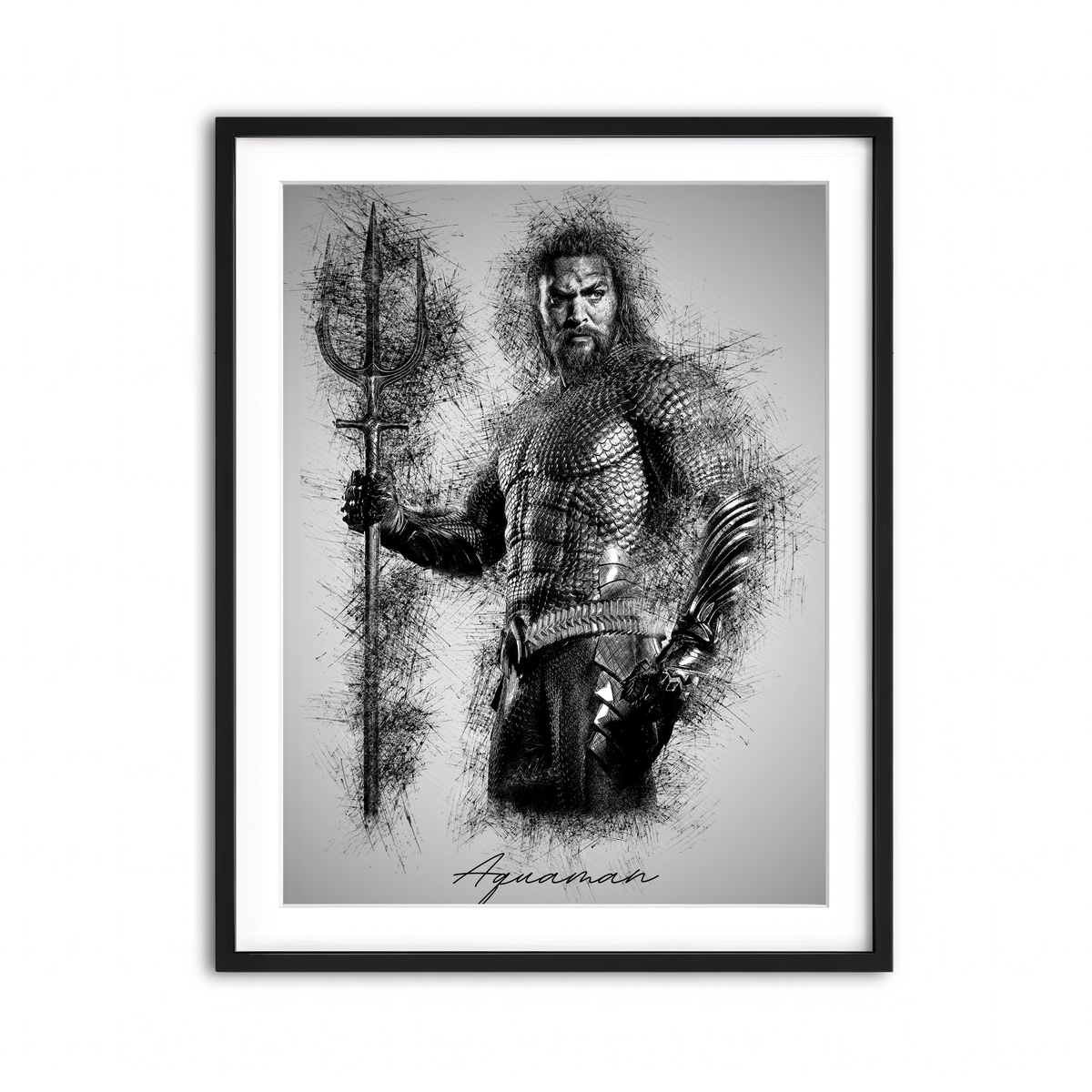 Framed Print 3x4 Black