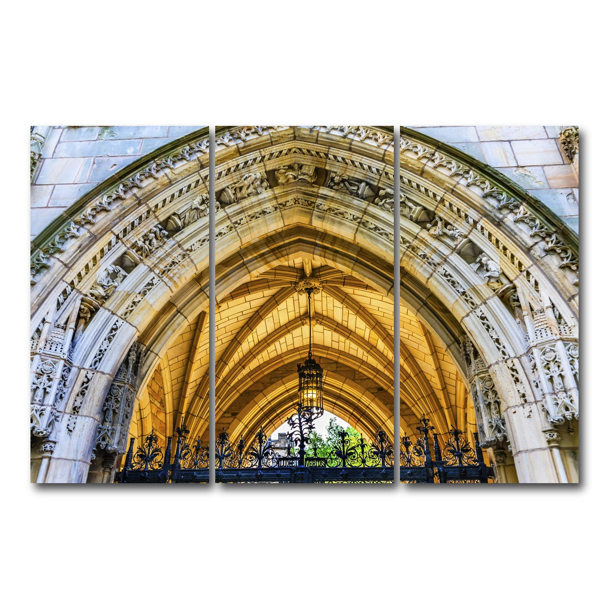 AUTO-MOCKUP WHITE | Arch Harkness Tower | 3 Piece | Gallery Wrap Canvas | group=12x24