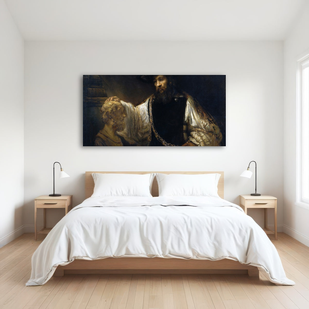 AUTO-MOCKUP ROOM | Aristotle with a Bust of Homer