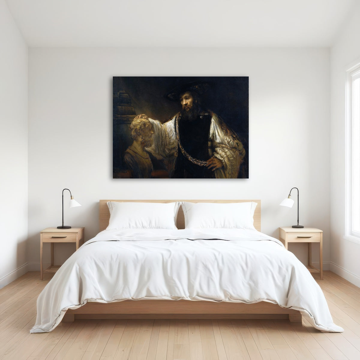 AUTO-MOCKUP ROOM | Aristotle with a Bust of Homer