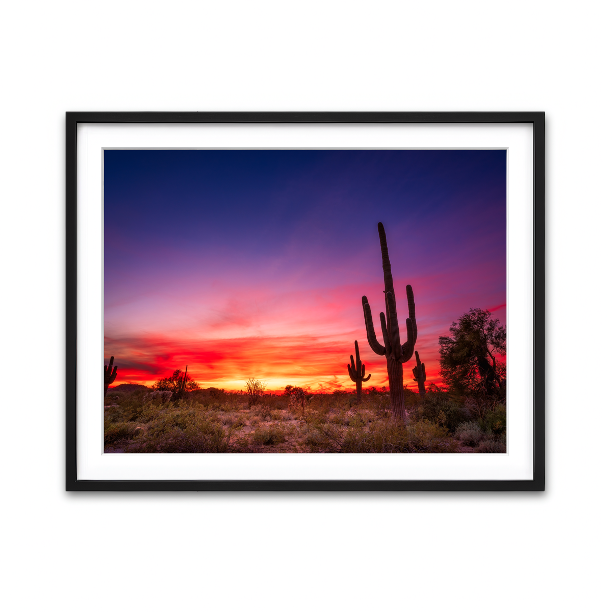 Framed Print 4x3 Black