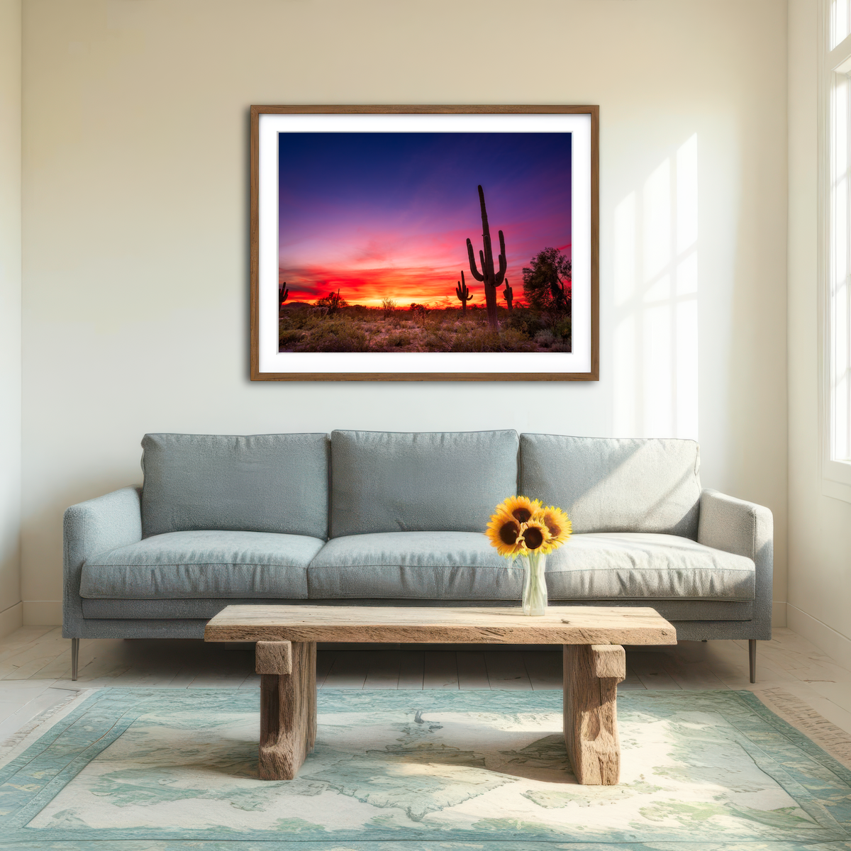 AUTO-MOCKUP ROOM | Arizona Landscape Wall Art