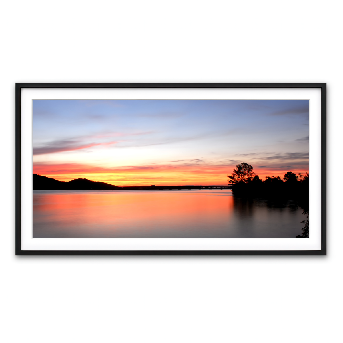 Framed Print 2x1 Black