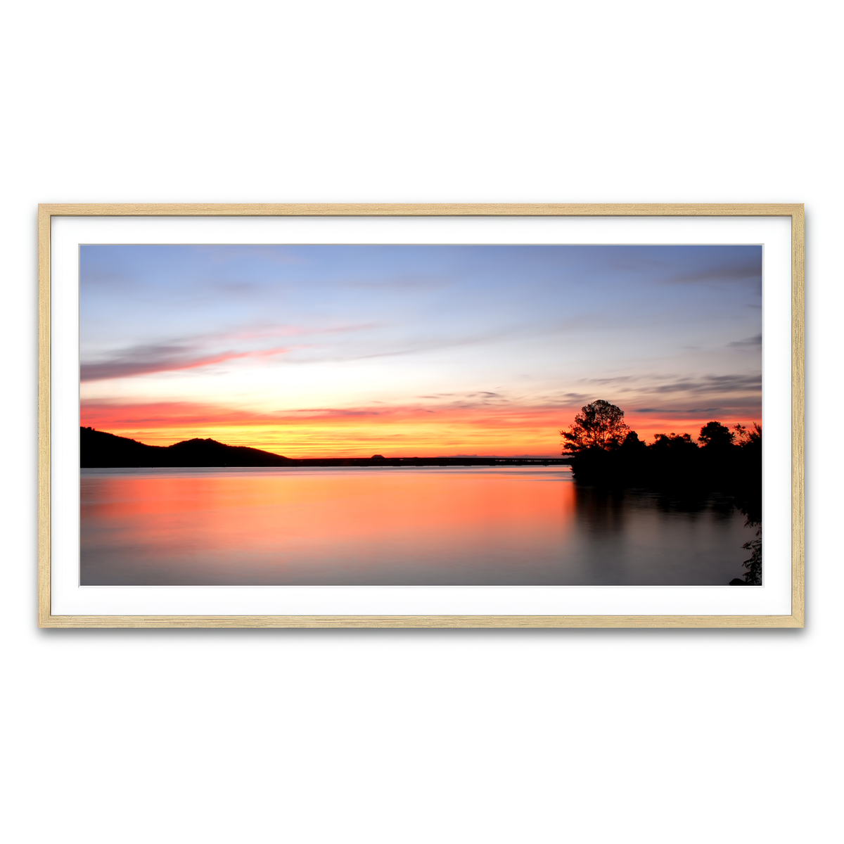 Framed Print 2x1 Natural