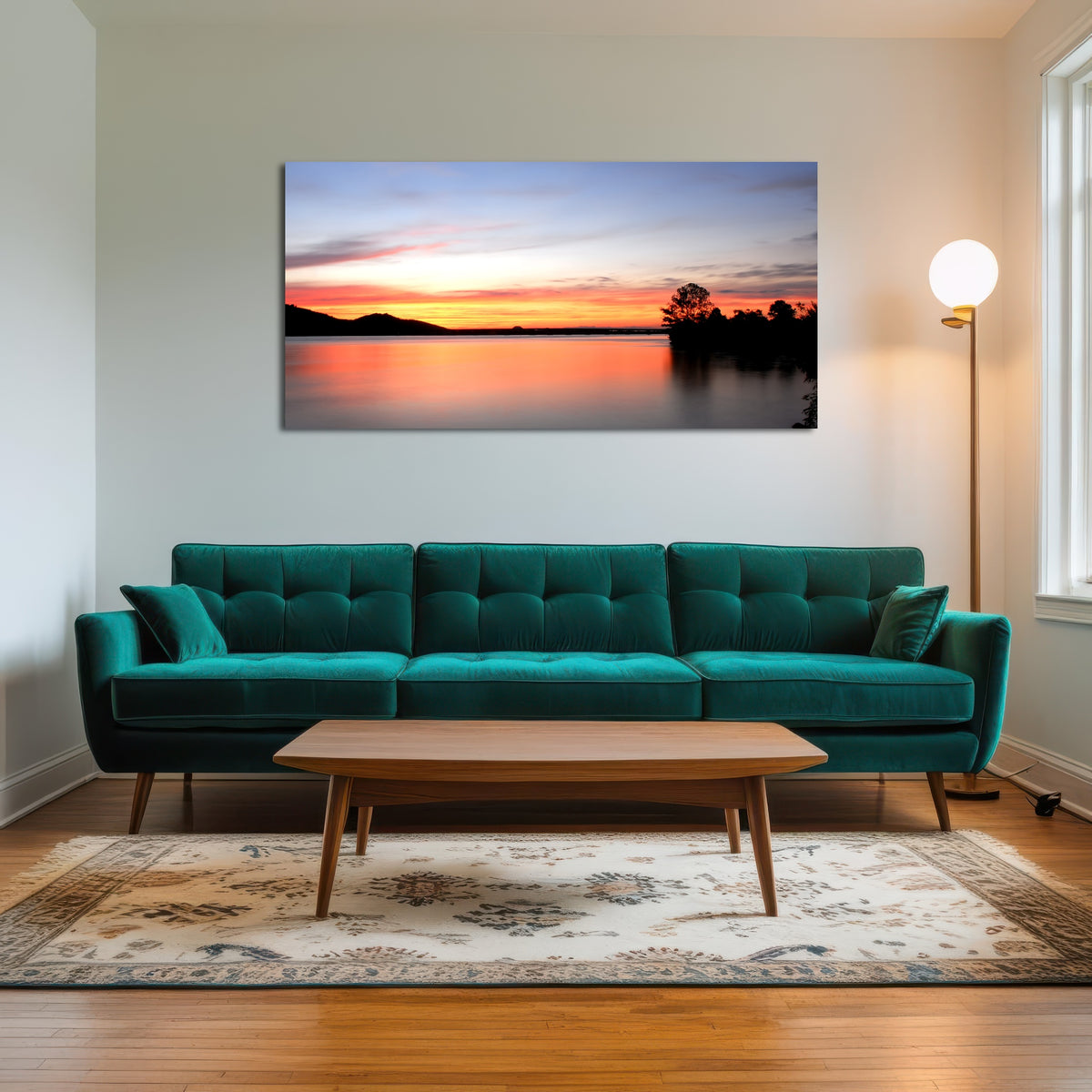 AUTO-MOCKUP ROOM | Arkansas River Sunset