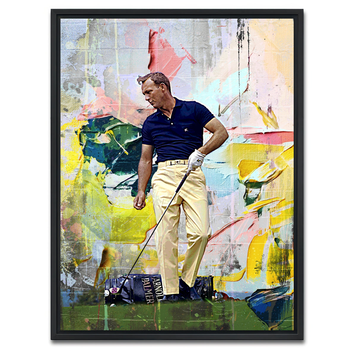 AUTO-MOCKUP WHITE | Arnold Palmer | 1 Piece | Black Framed Canvas | group=3x4