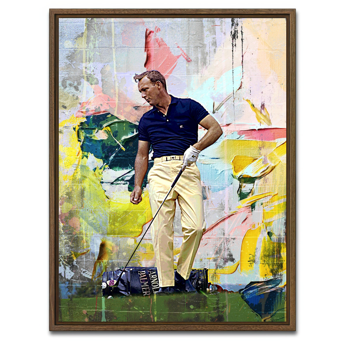 AUTO-MOCKUP WHITE | Arnold Palmer | 1 Piece | Walnut Framed Canvas | group=3x4
