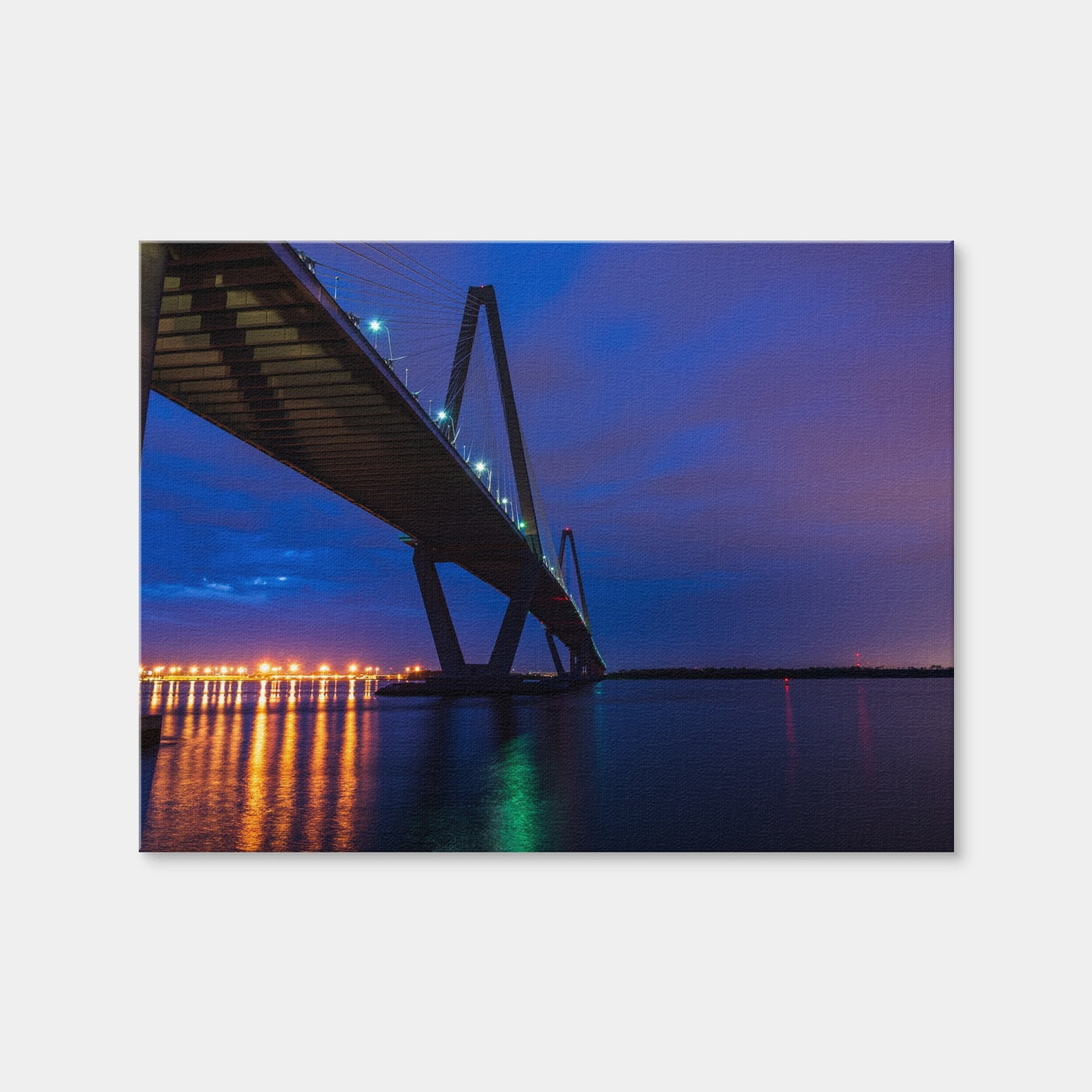 AUTO-MOCKUP WHITE | Arthur Ravenel Jr. Bridge SC | 1 Piece | Gallery Wrap Canvas | group=4x3