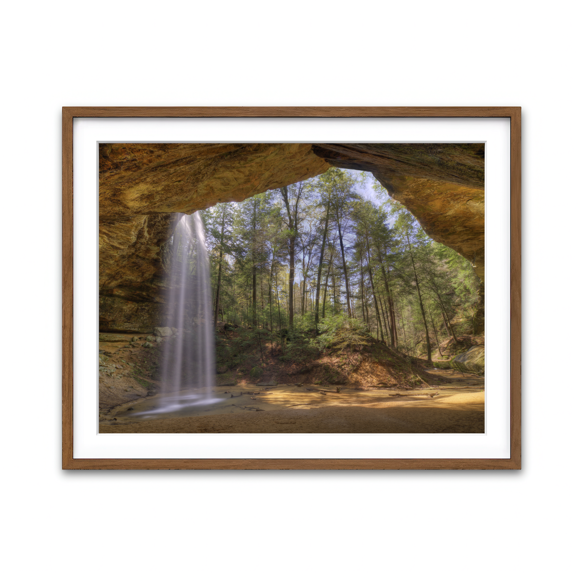 Framed Print 4x3 Walnut