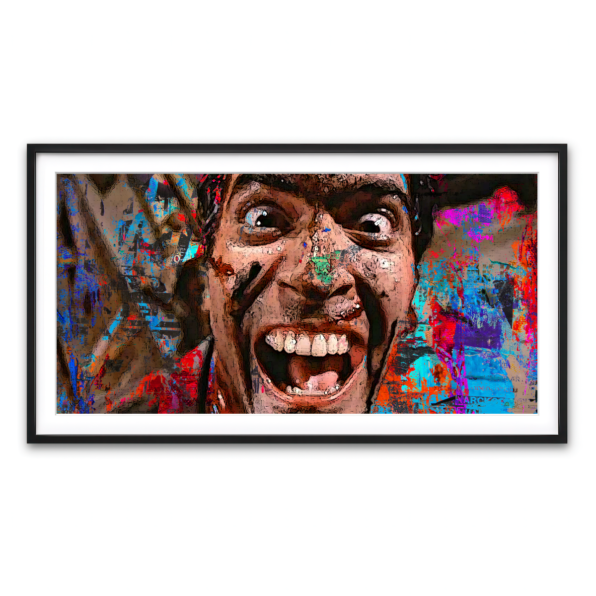 Framed Print 2x1 Black