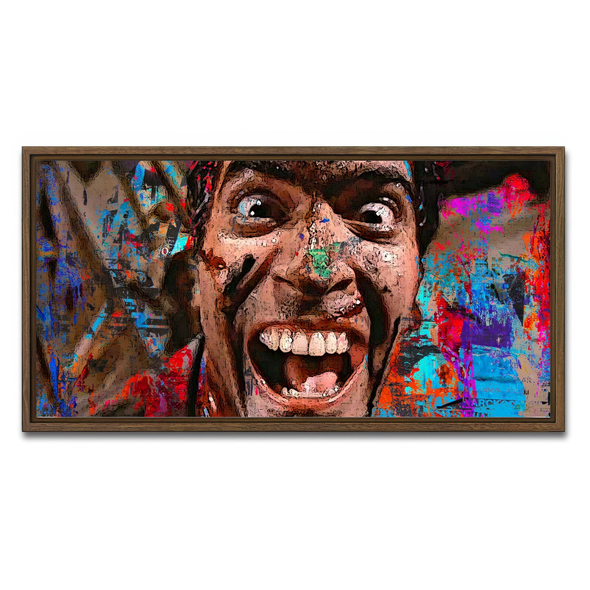 AUTO-MOCKUP WHITE | Ash Closeup | 1 Piece | Walnut Framed Canvas | group=2x1