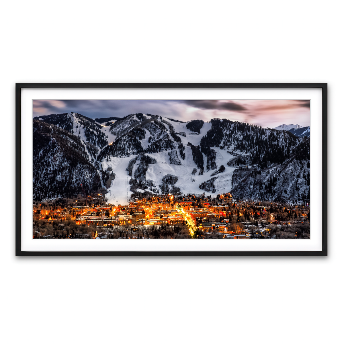 Framed Print 2x1 Black