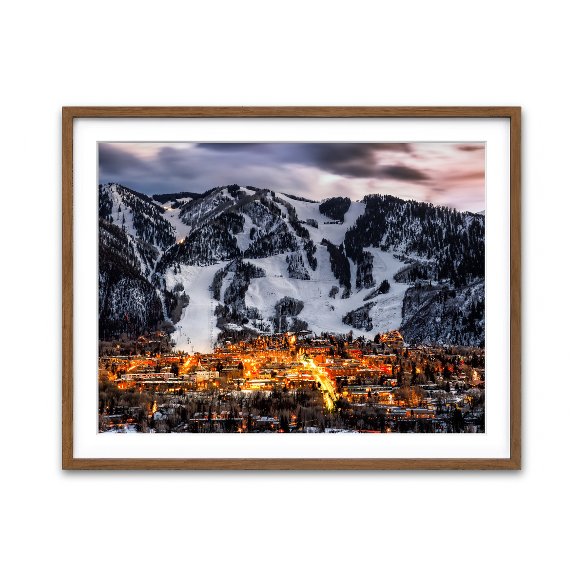 Framed Print 4x3 Walnut