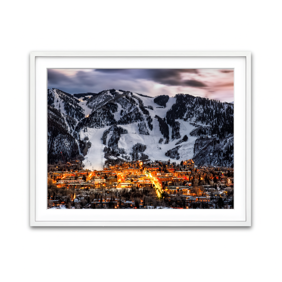 Framed Print 4x3 White