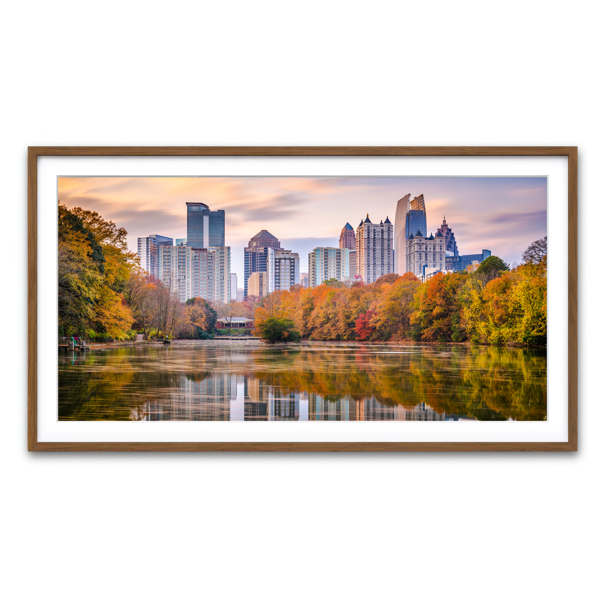 Framed Print 2x1 Walnut